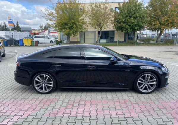 Audi A5 cena 116000 przebieg: 158000, rok produkcji 2019 z Wrocław małe 67